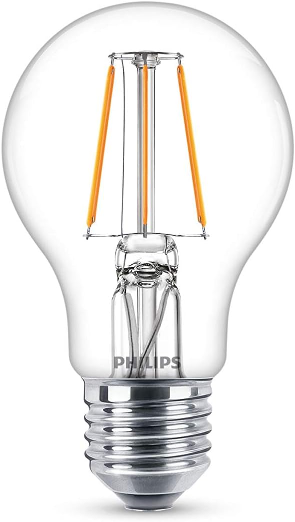 Detalle 1 de Philips - Pack de 6 bombillas LED E27 40W blanca cálida