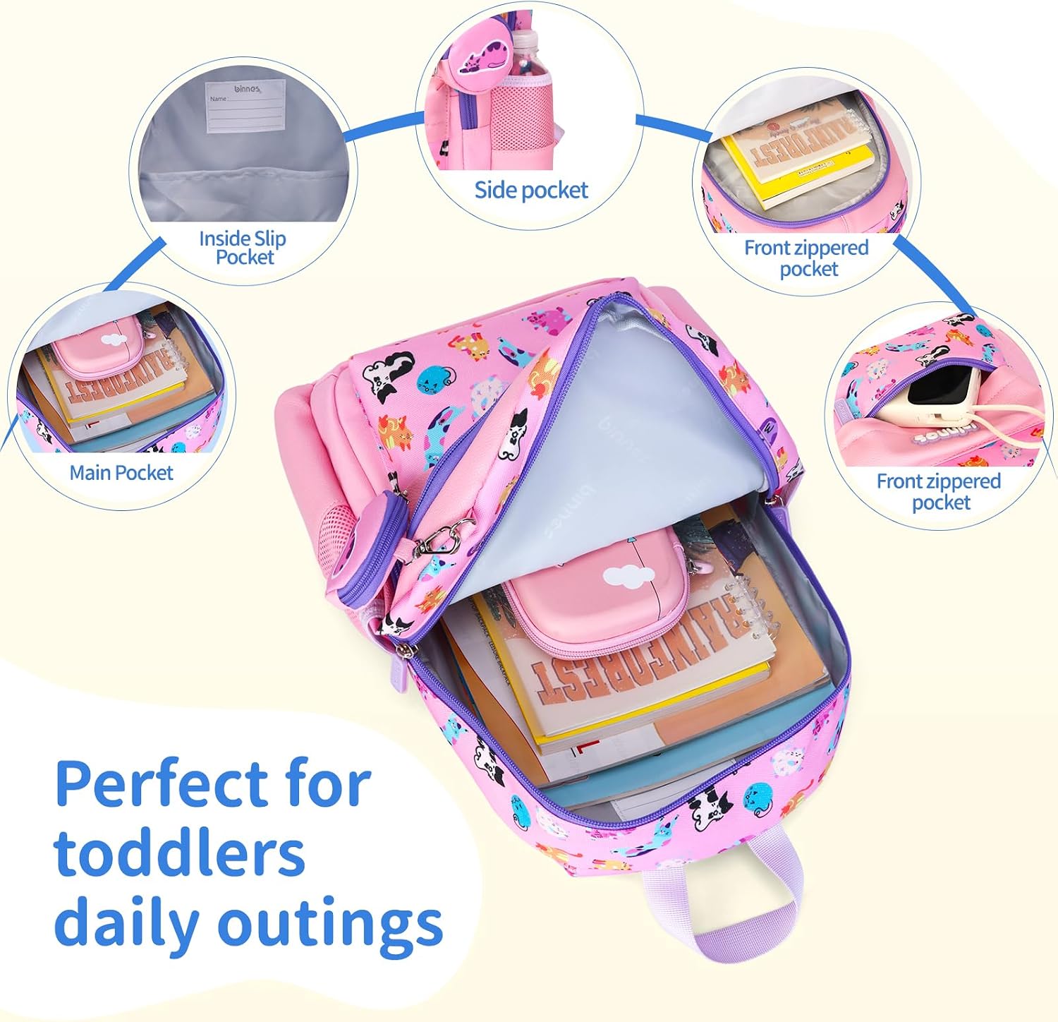 Thumbnail 2 de Sun Eight Kids Backpack 27 x 11 x 37 cm