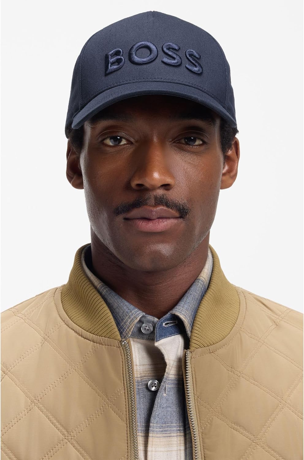Detalle de BOSS Cap Aus Baumwoll-Twill mit Logo-Stickerei