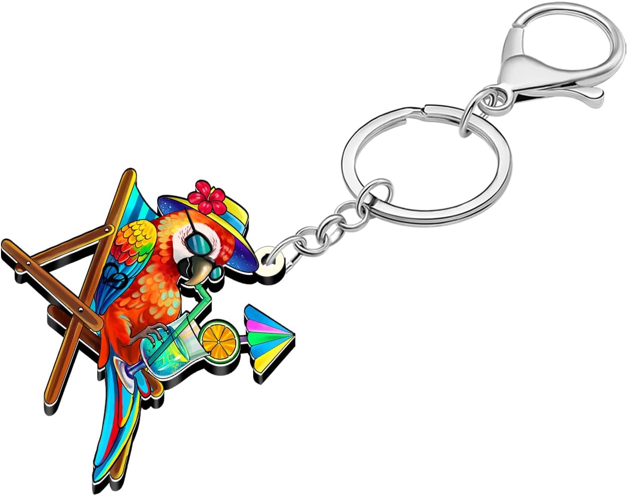 Thumbnail 3 de NEWEI Parrot Acrylic Keychain