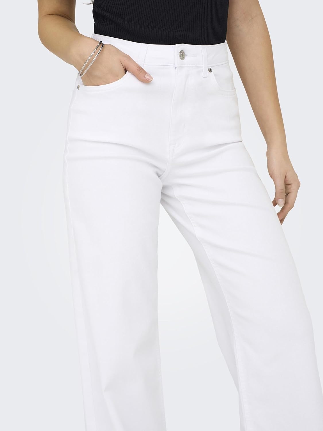 Thumbnail 5 de ONLY Female Jeans mit weitem Bein ONLMADISON – hohe Taille mit Reißverschluss