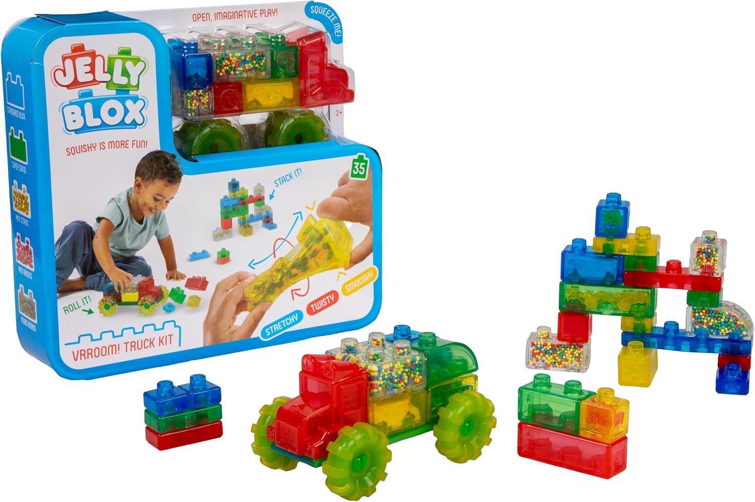 Detalle 2 de Goliath Jelly Blox Vrroom! Truck Kit 35-piece set