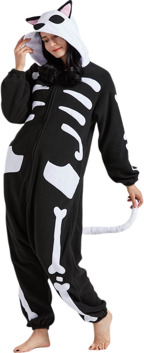 Detalle de SAMGU Adult Animal Onesie Pajamas, Polar Fleece with Hood and Pockets