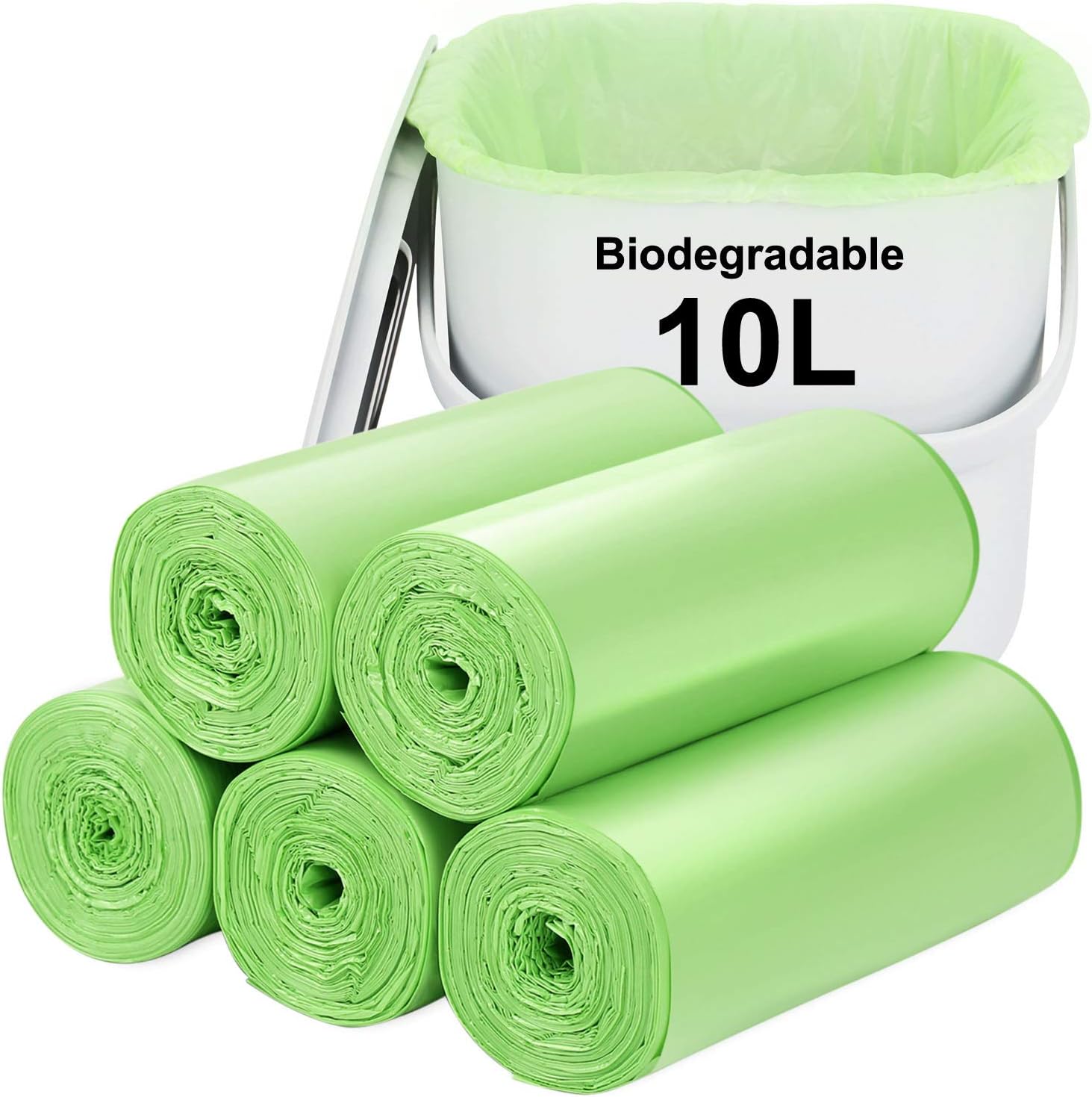 Detalle de Aievrgad Biodegradable Bin Bags 10L 120pcs