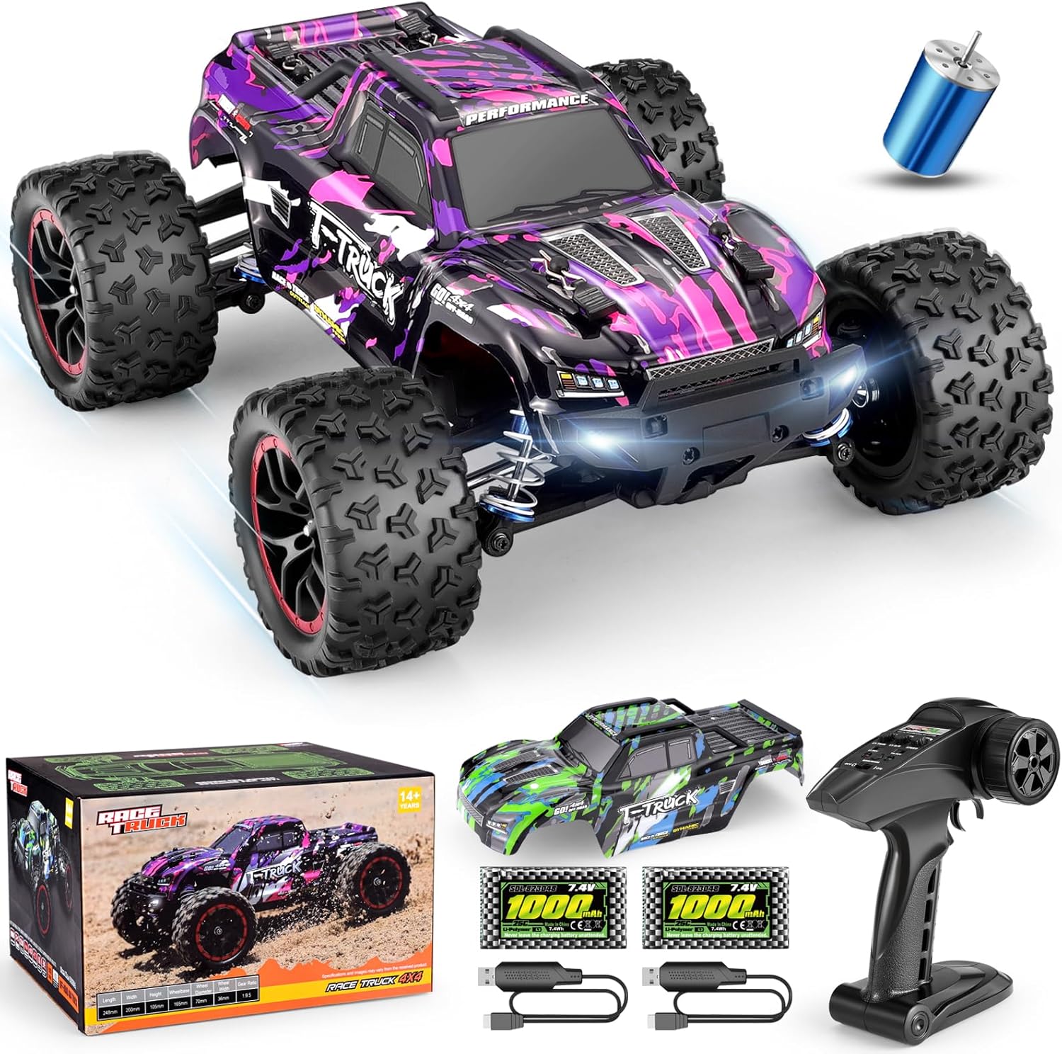 HAIBOXING 1/18 Brushless RC Truck 48 KM/H