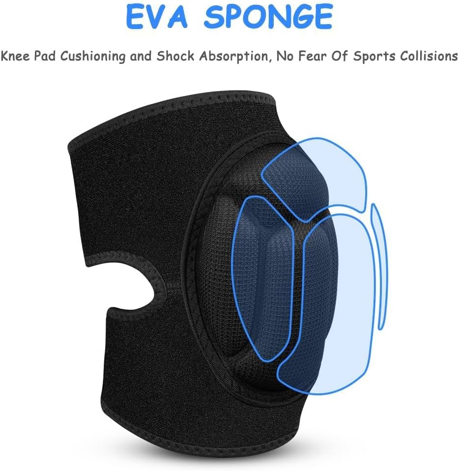 Thumbnail 4 de Flintronic Genouillères de Protection – 2 paires en mousse EVA 20 mm, Genouillère Travail et Sport