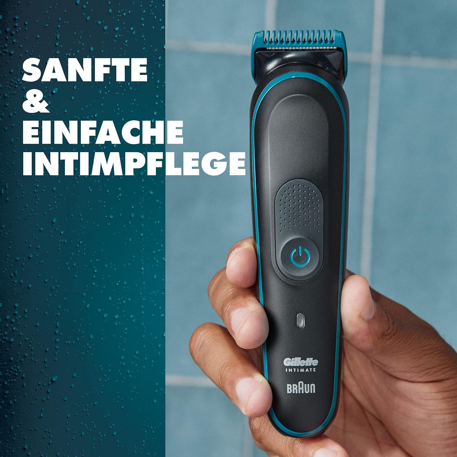 Detalle de Gillette Body & Intimate Elektrischer Körperrasierer i5 für Intimbereich – SkinFirst, kabellos & wasserdicht