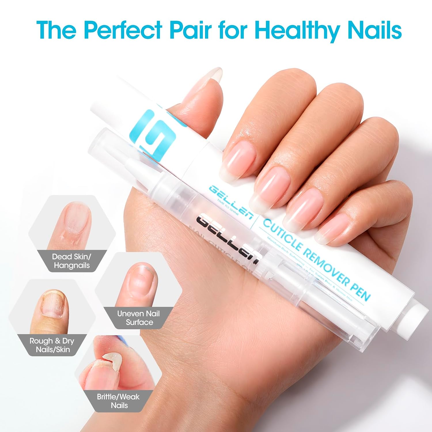 Detalle 2 de GELLEN Cuticle Care Set with 6ml Softener