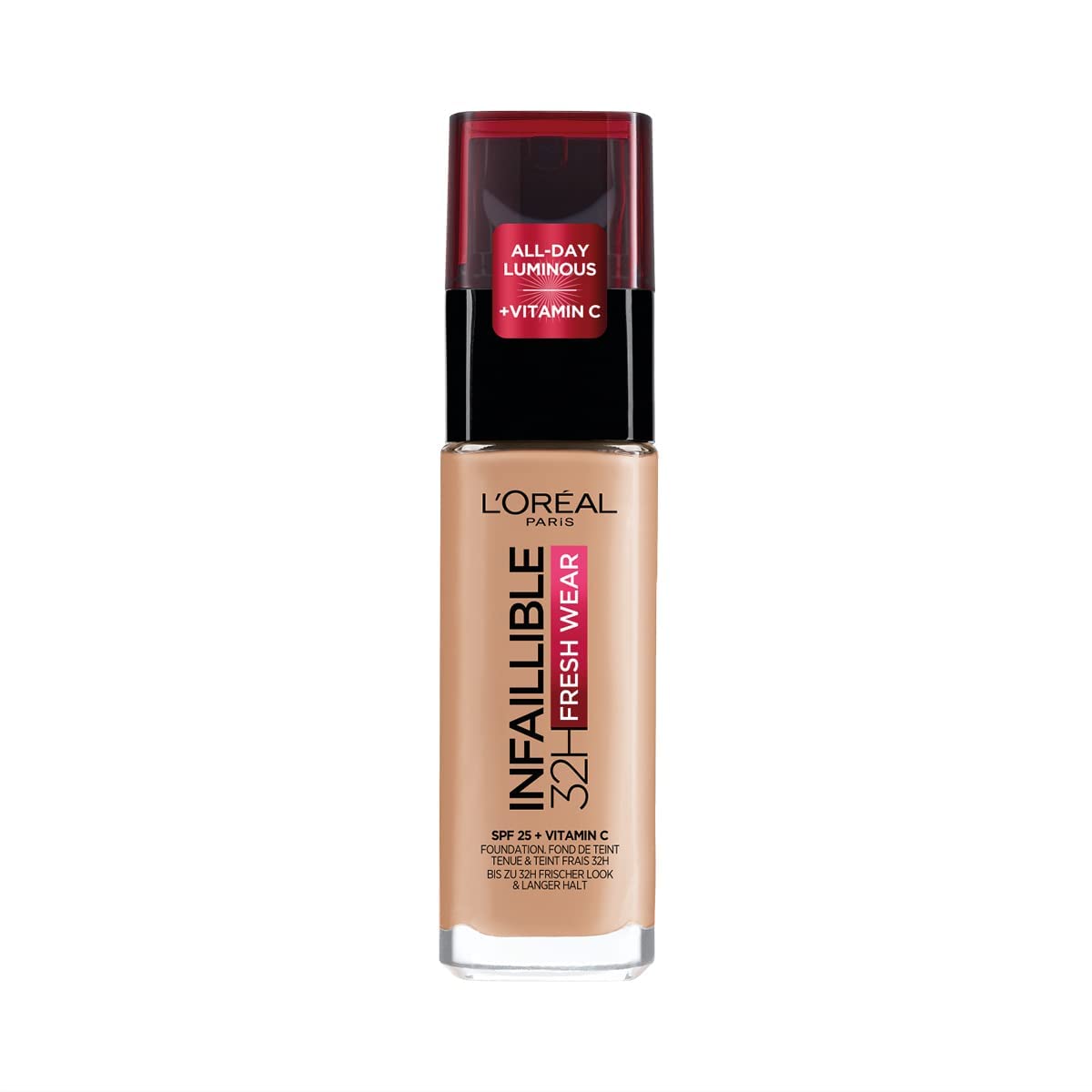 Detalle de L’Oréal Paris Infaillible 32H Fresh Wear Make-up 220 Neutral – wasserfest, langanhaltend, SPF25