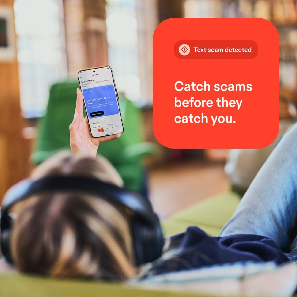 Thumbnail 1 de McAfee Total Protection: Text, Email, and Video Scam Protection with Auto-Renewal