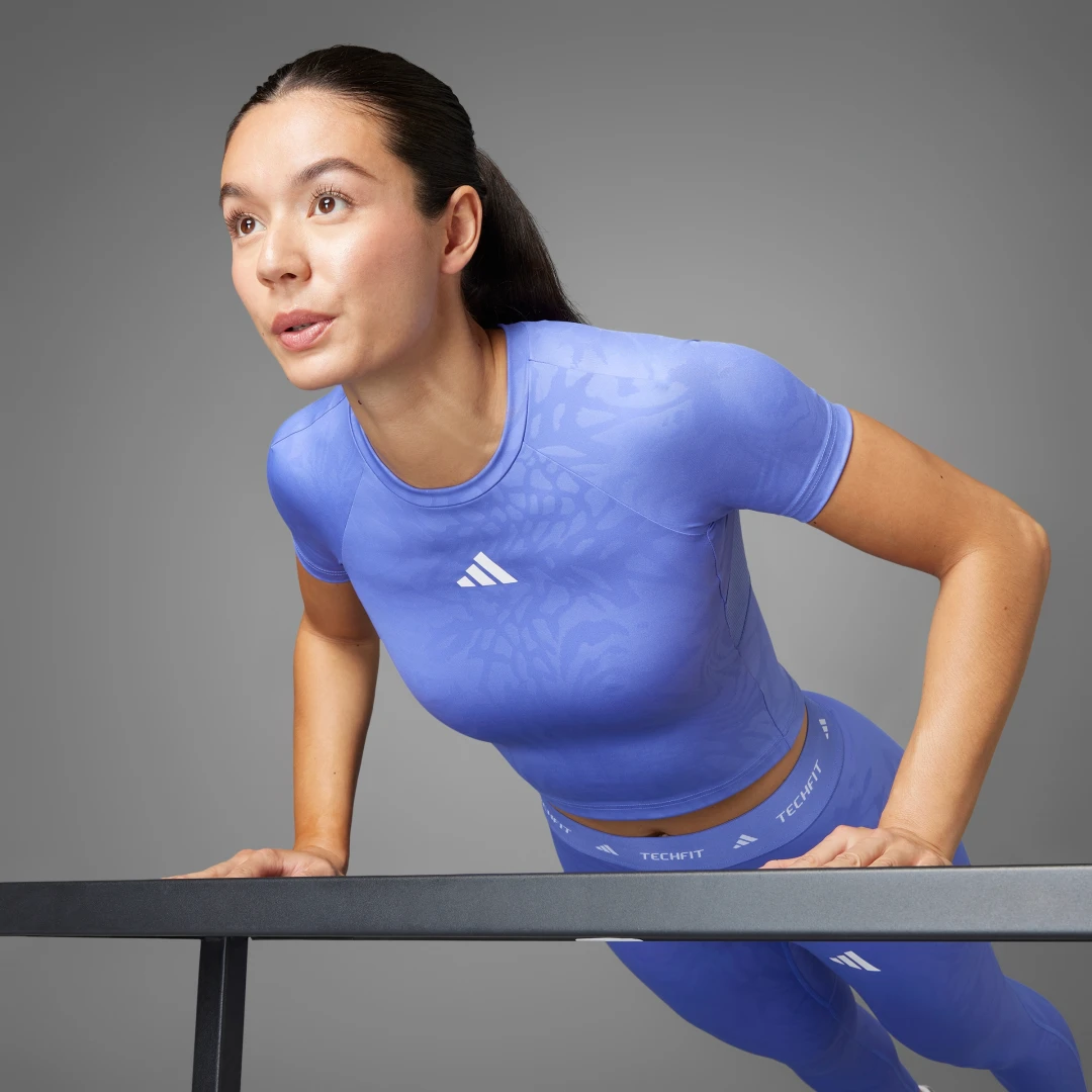 Detalle de Camiseta Techfit Printed de Adidas: guía práctica para decidir si merece la pena