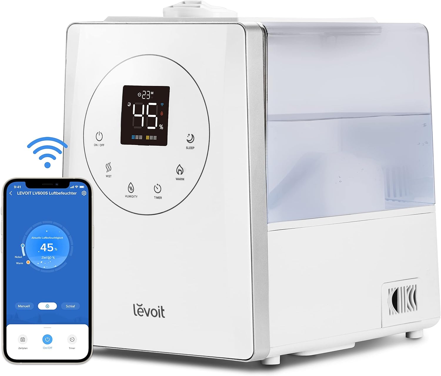 Levoit Top-Fill Luftbefeuchter: Smart, 6 L