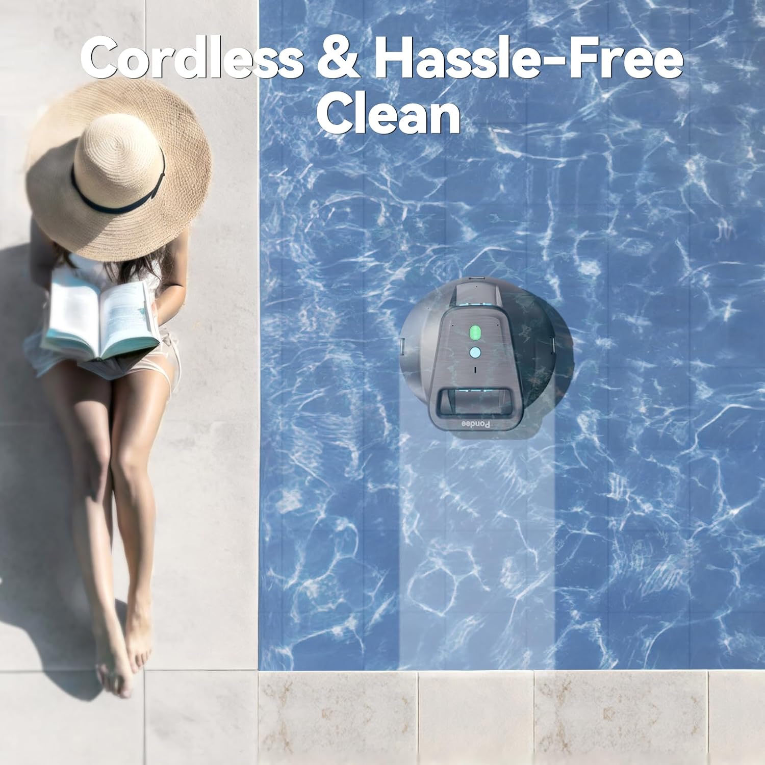 Thumbnail 6 de Pondee WaveRobo X1 Cordless Pool Vacuum Robot, 120-Minute Runtime, Auto-Parking