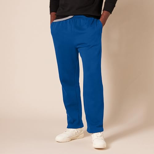 Thumbnail 5 de Amazon Essentials Men's Fleece Open Bottom Sweatpant (Big & Tall), Blue, XXL