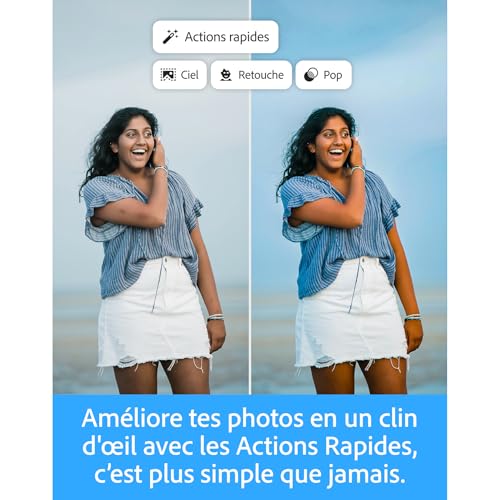 Thumbnail 5 de Adobe Lightroom incl. Lightroom Classic – Abonnement 1 an (PC/Mac) avec IA générative et gestion d’images