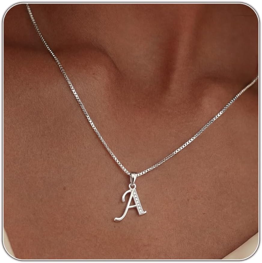 Thumbnail 6 de Fglqfam Initial Necklace, 14K Gold-Plated