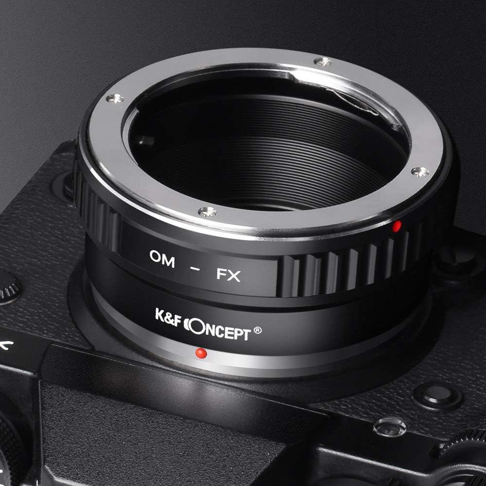 Detalle de K&F Concept OM to FX Camera Mount Adapter: Olympus OM to Fuji X for X-Series