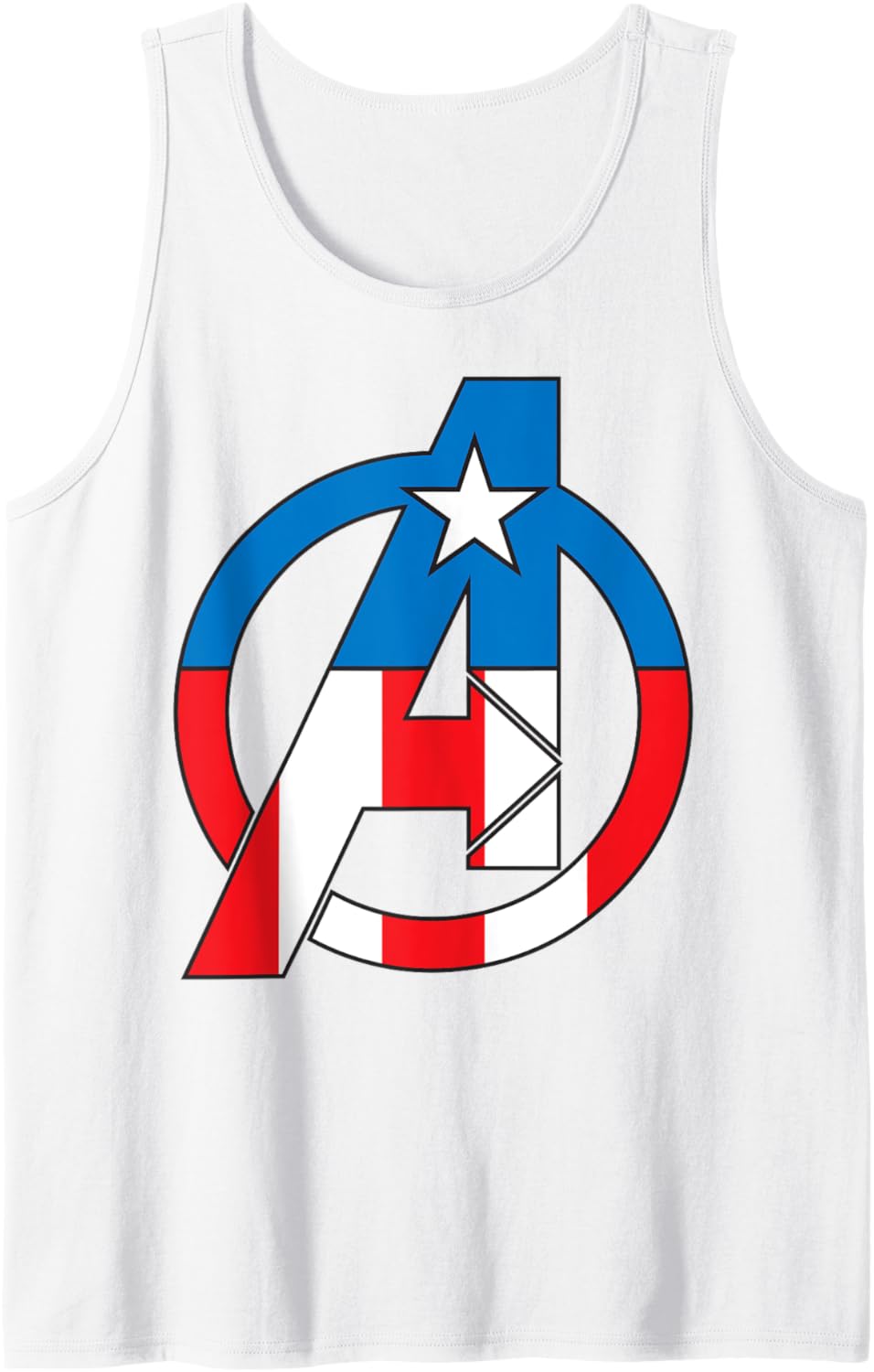 Thumbnail 6 de Canotta Marvel Avengers Captain America Costume Fill Logo