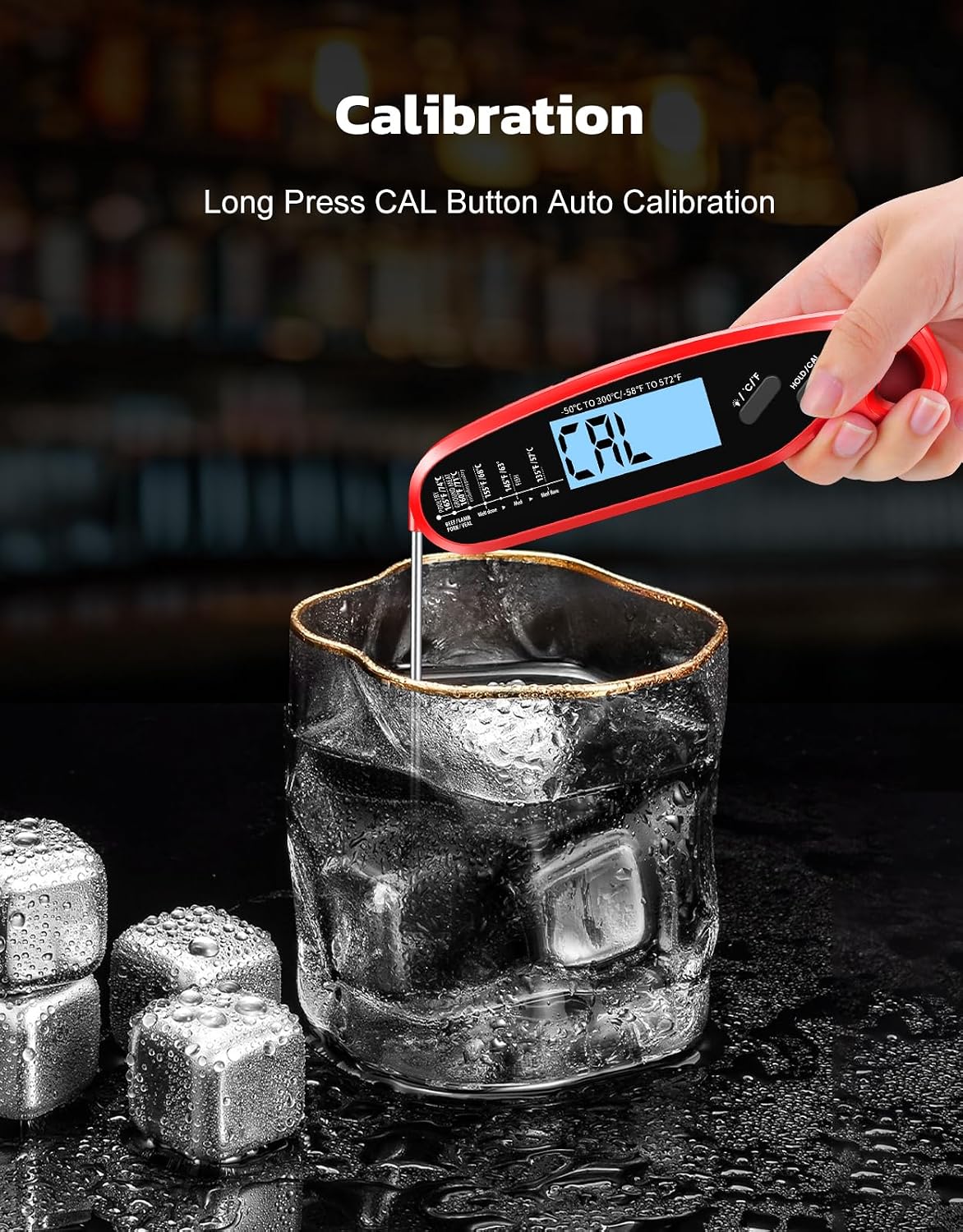 Detalle 2 de Zewwen 236S Dual-Probe Digital Meat Thermometer with Backlit Display