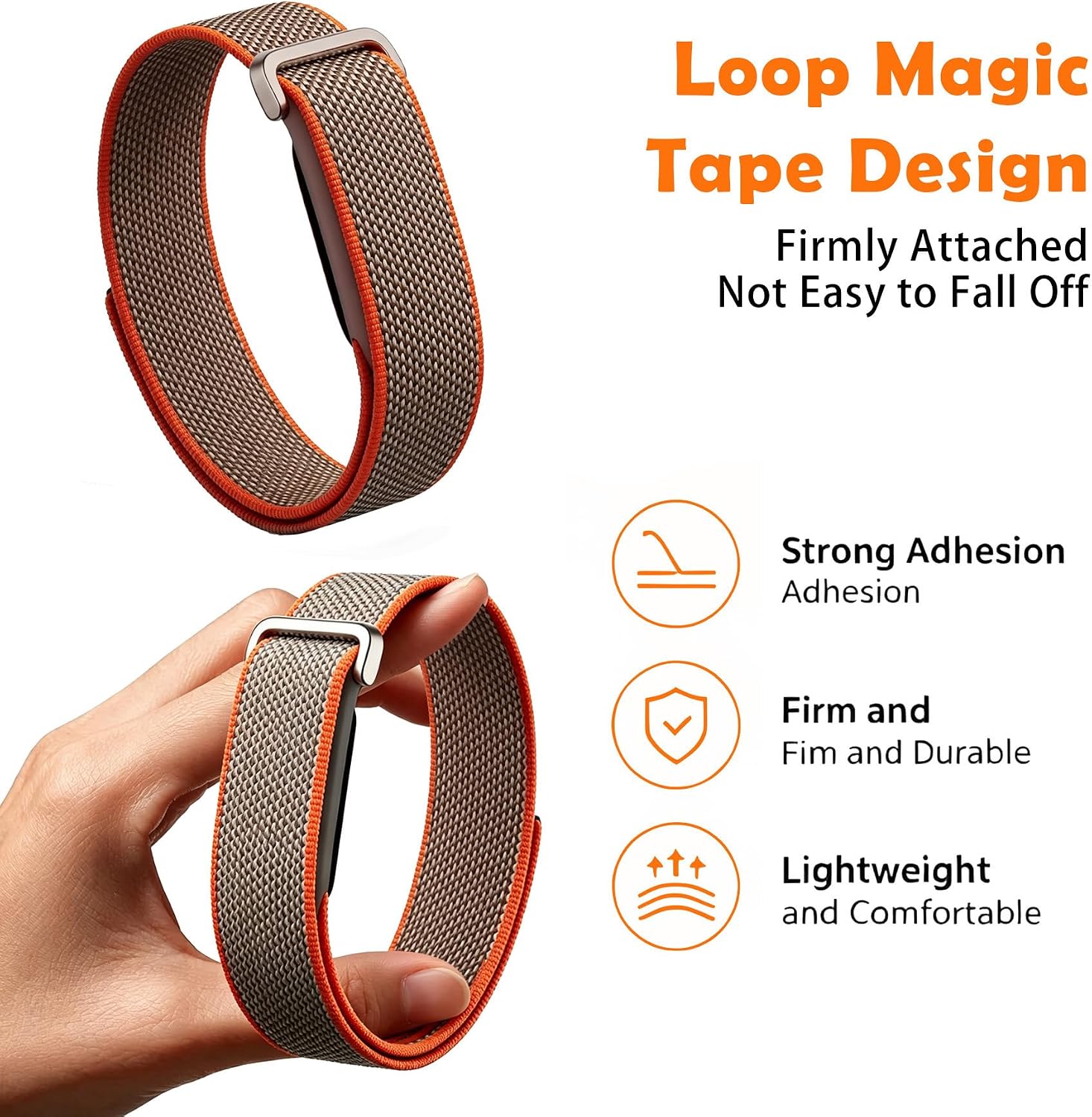 Thumbnail 1 de Nylon Band Compatible with BAND Air, Woven and Micro-Adjustable