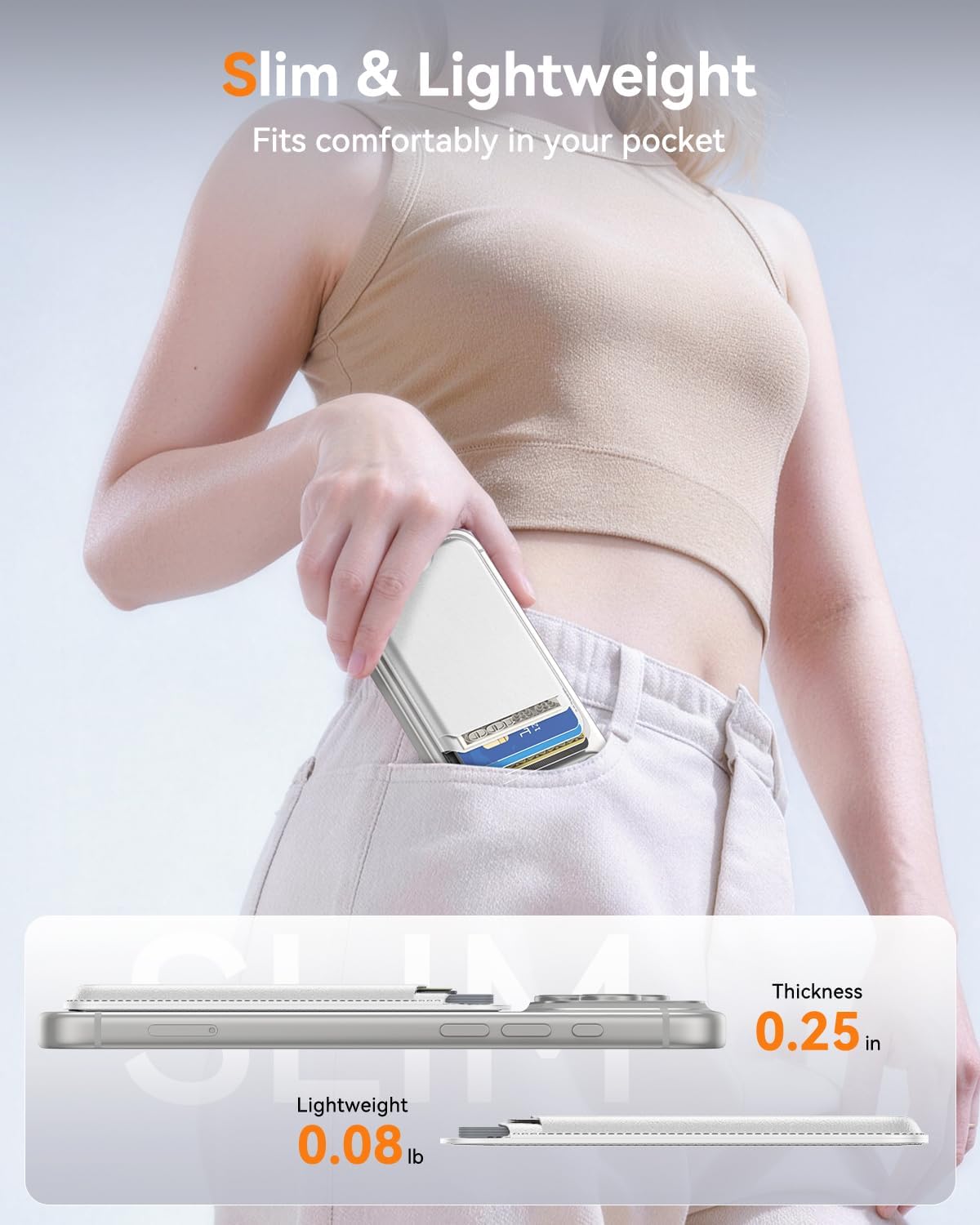 Thumbnail 6 de MagSafe Wallet 0.25 inch slim 5 card