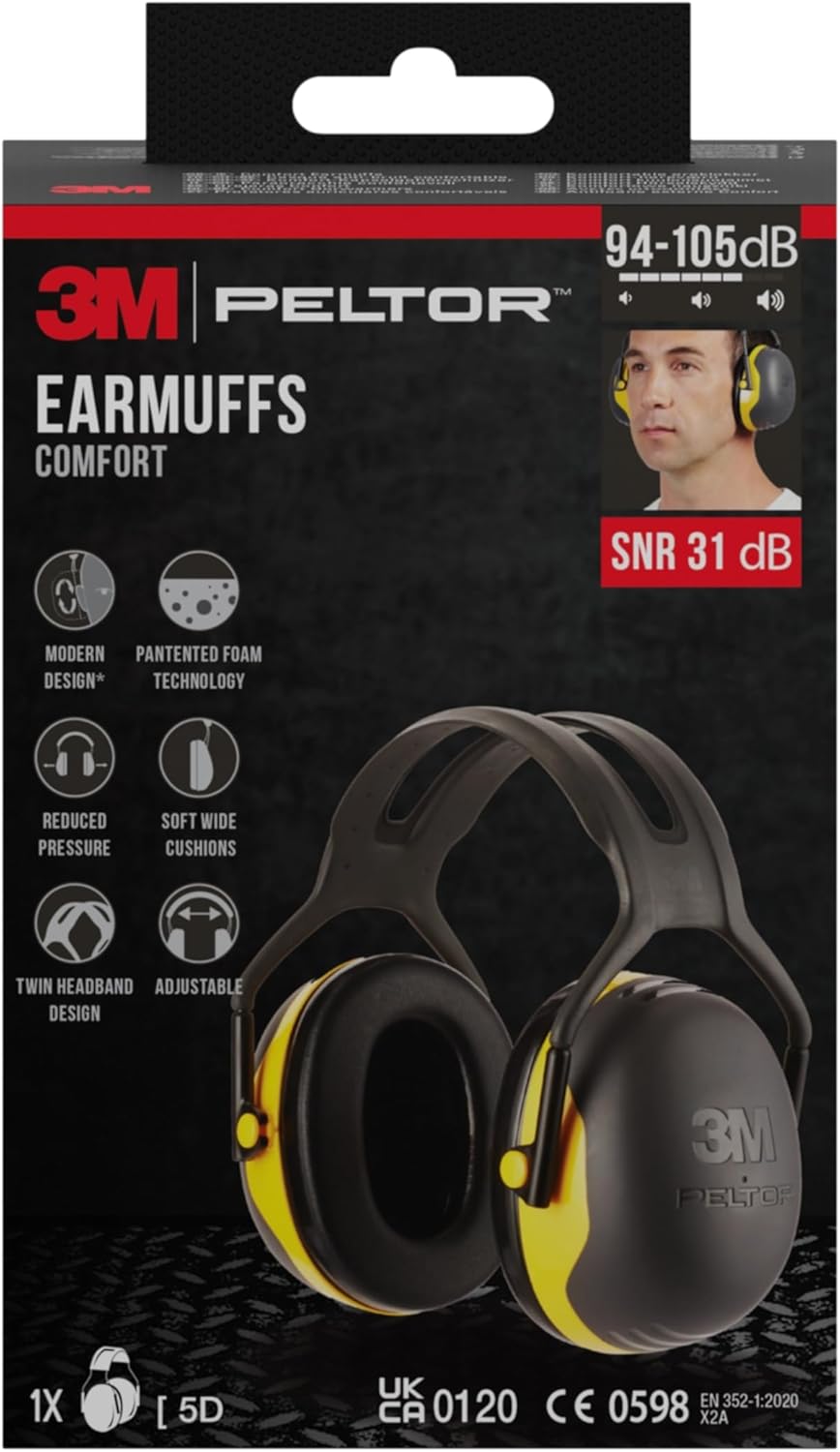 Thumbnail 3 de Peltor 3M X2AC1 X2 Earmuff – Gehörschutz mit 31 dB Dämpfung, 94–105 dB Nutzungsbereich