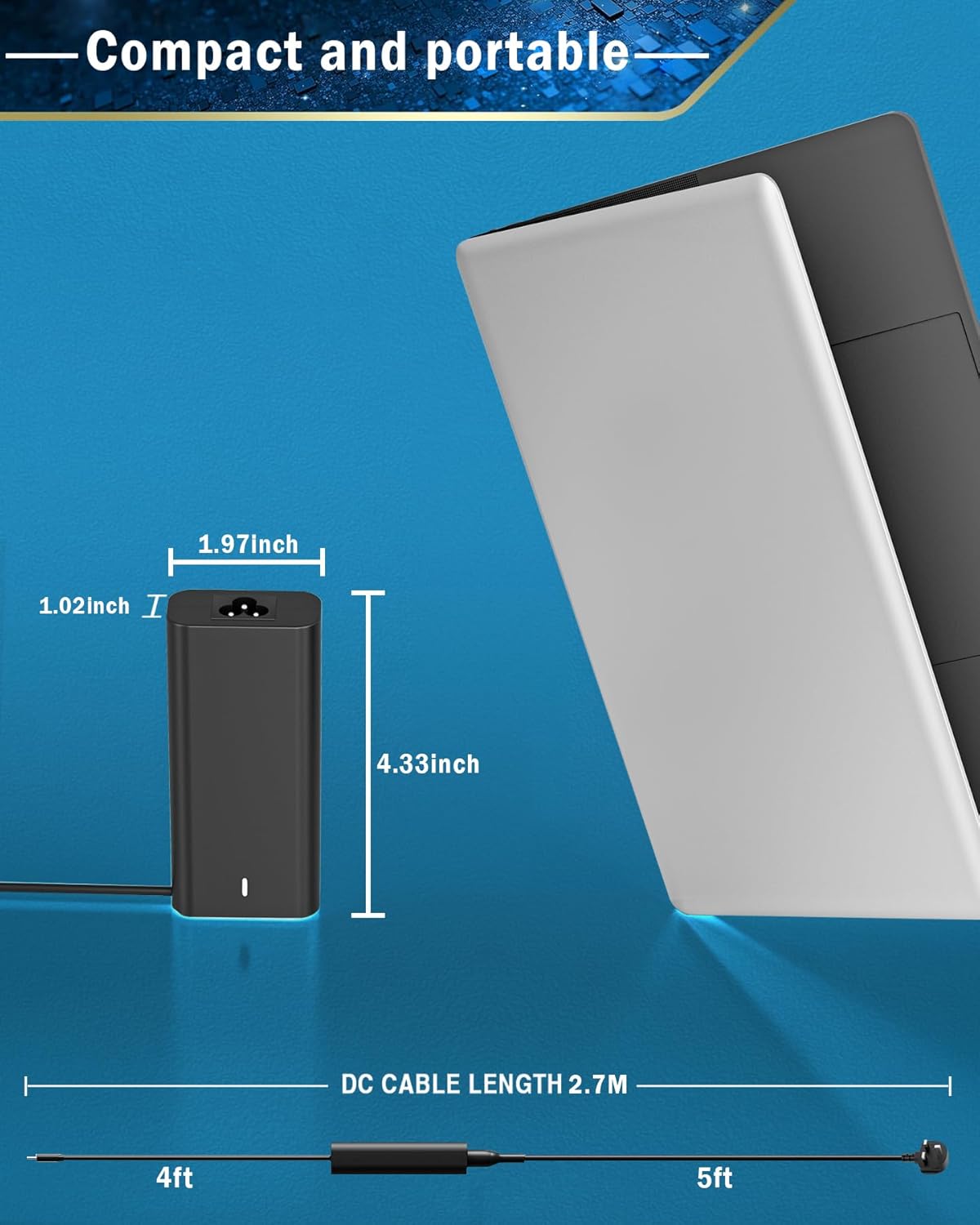 Thumbnail 2 de FUDCOCWN 65W USB‑C laptop charger for Dell models
