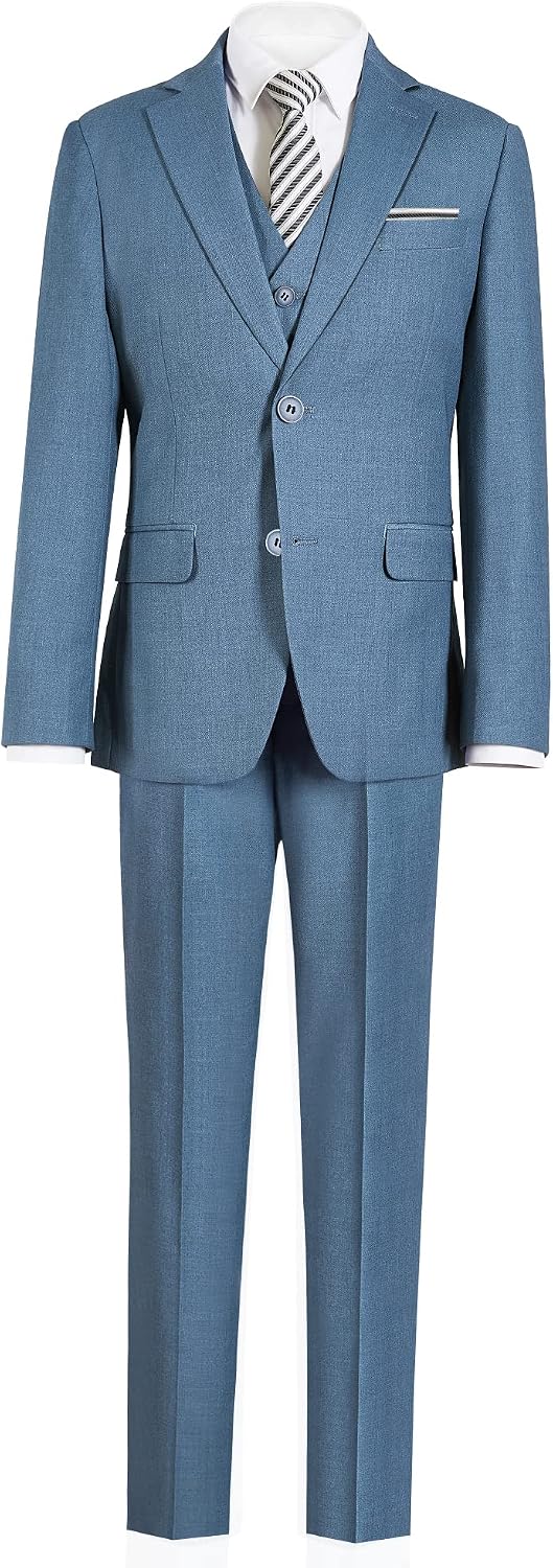 Detalle de Marvelous World Boys' Slim Fit Suit Set