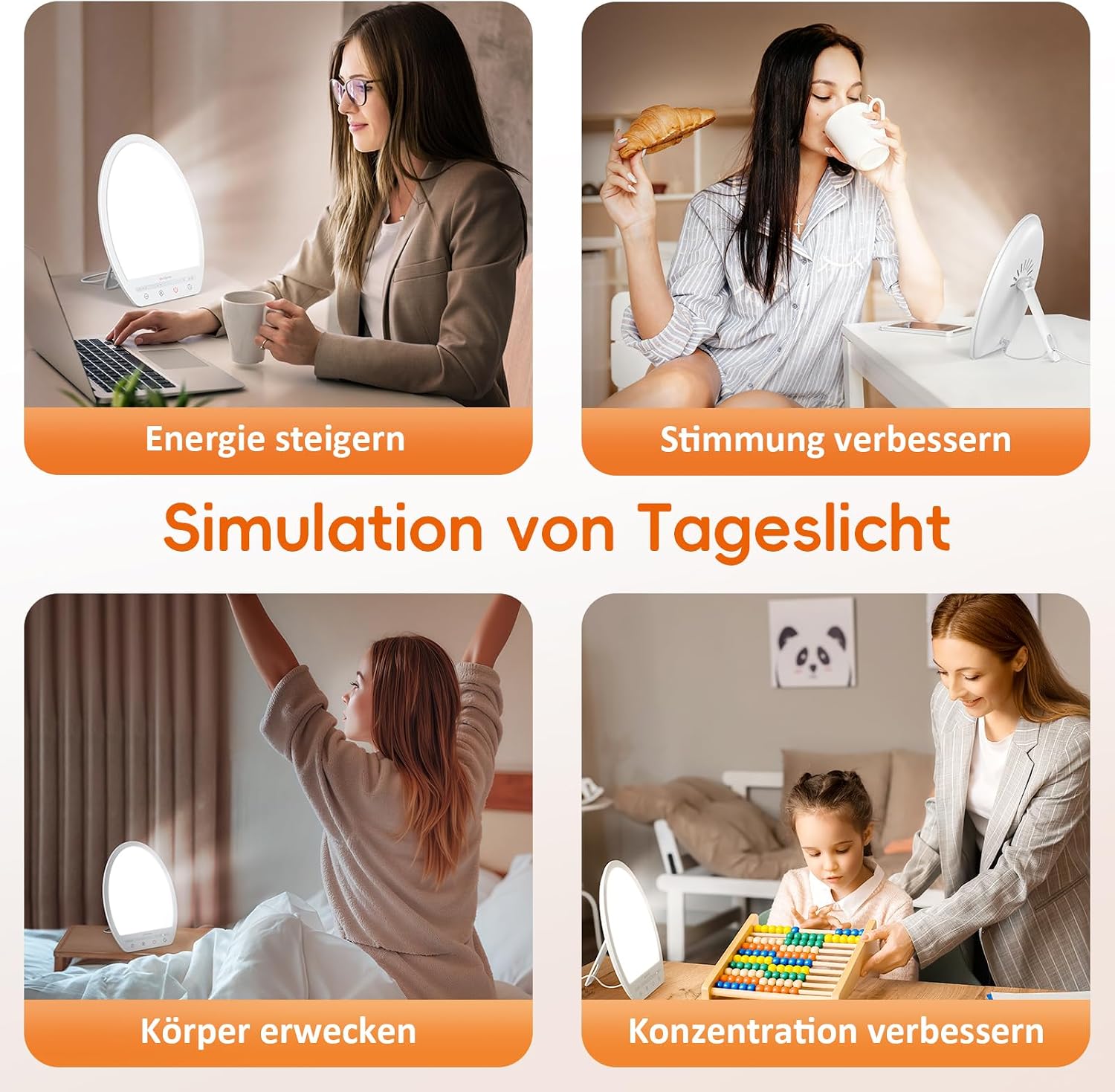 Thumbnail 1 de Comfytemp Tageslichtlampe 16.000 Lux