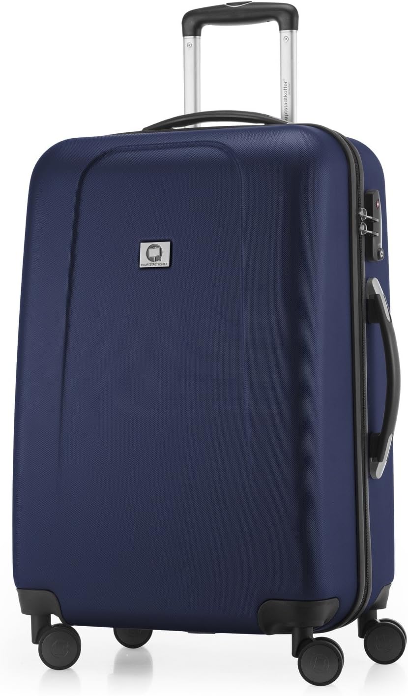 Detalle de Hauptstadtkoffer Valigia 65 cm Blu Scuro: robusta, sicura e comoda per vacanze di una settimana