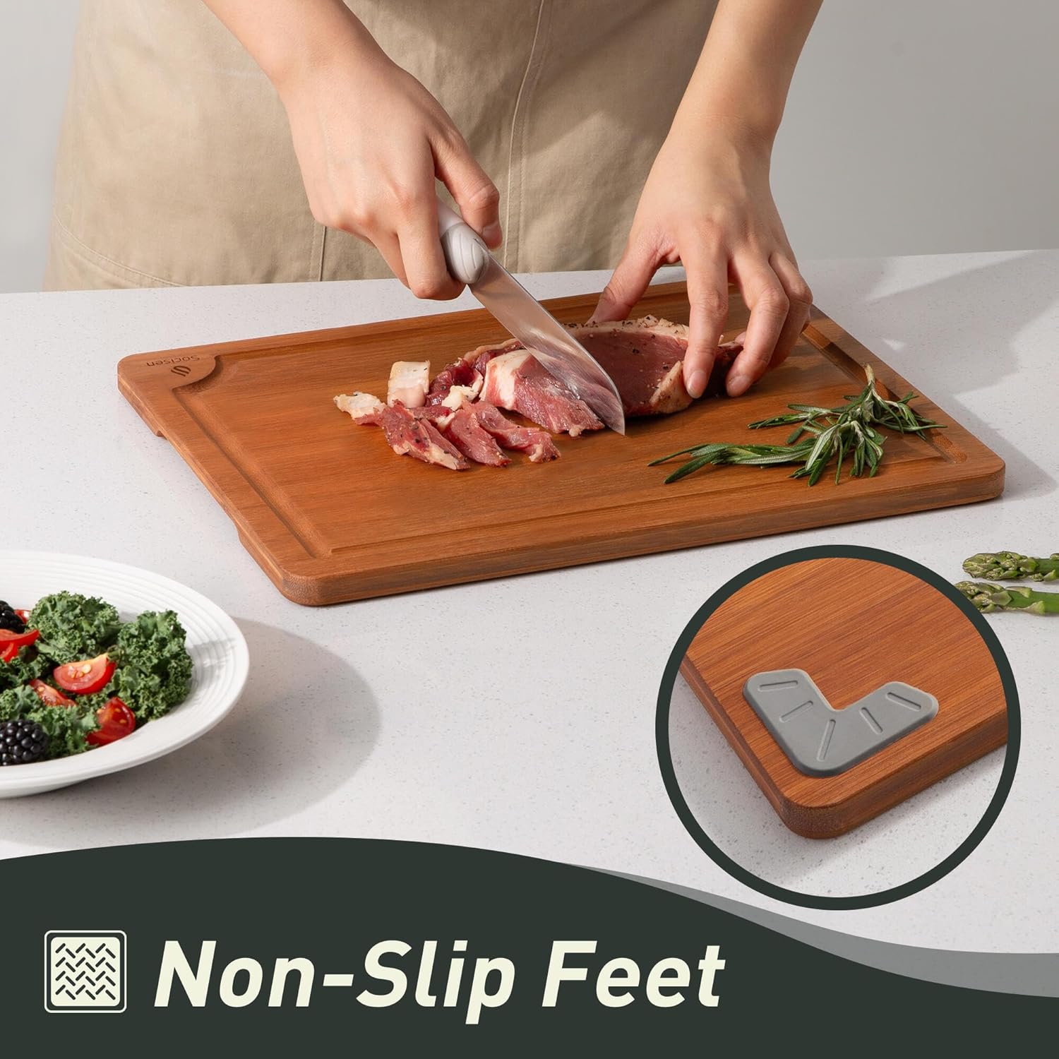 Thumbnail 4 de 3-Pack Bamboo Cutting Board Set ⚙