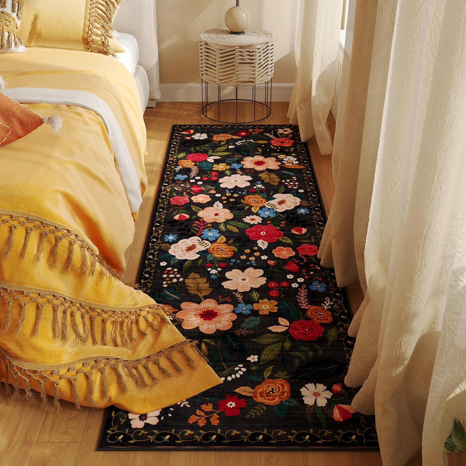 Detalle 1 de Rugcomf Runner Rug 2.5x8 ft Non Slip