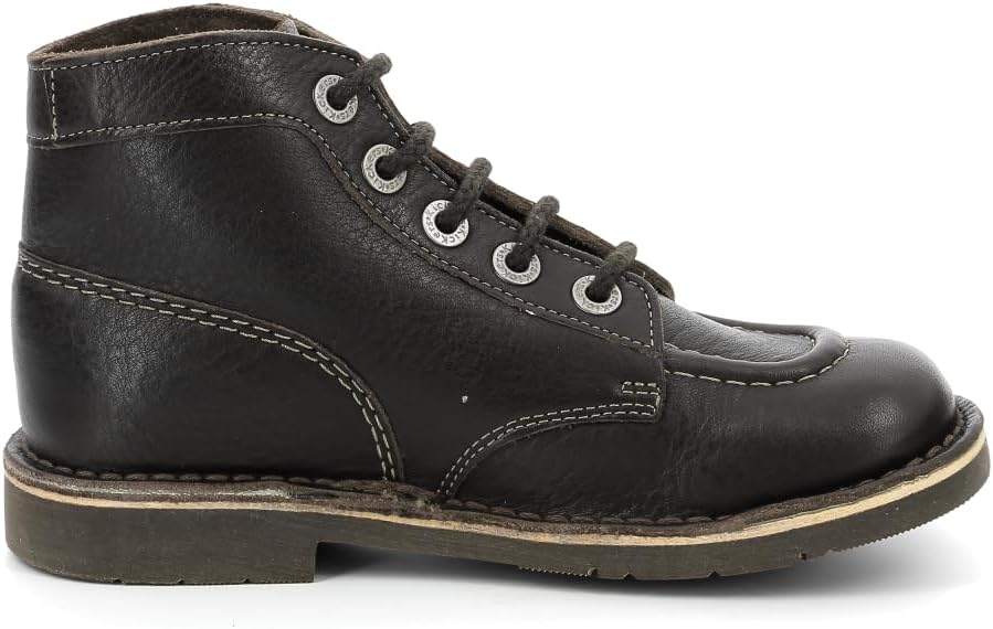 Thumbnail 4 de Kickers Kick Col Damen-Stiefeletten in Braun – flache Boots mit Lederfutter