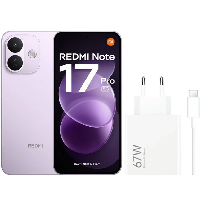 Detalle de Xiaomi Redmi Note 17 Pro 5G 6GB 256GB – 6,83 pulgadas, Púrpura, Carga 67W