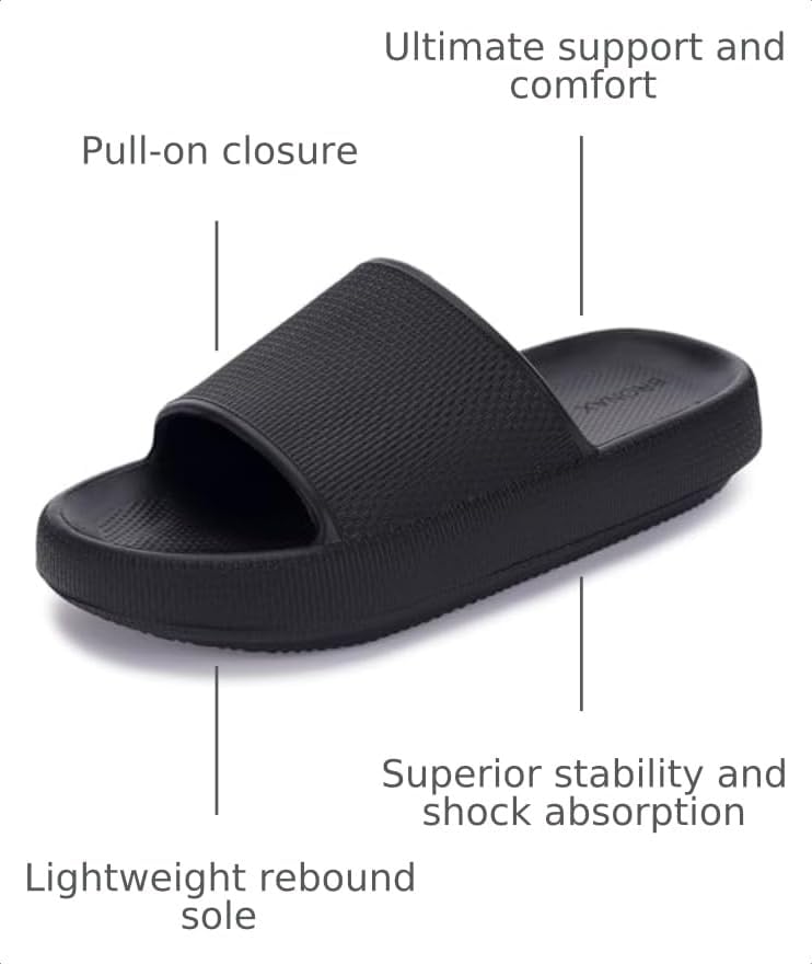 Thumbnail 2 de BRONAX Pillow Slippers cushioned house slides