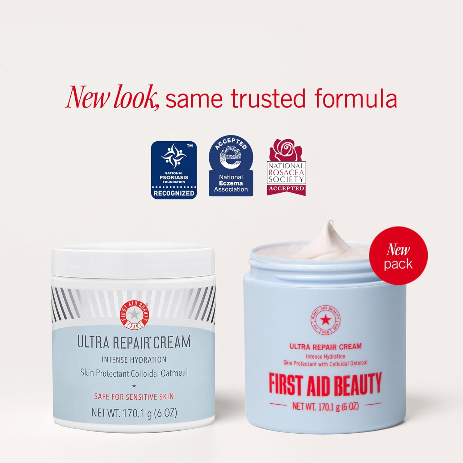 Thumbnail 1 de First Aid Beauty Ultra Repair Cream — Intense Hydration Face & Body Moisturizer with Colloidal Oatmeal (6 oz)