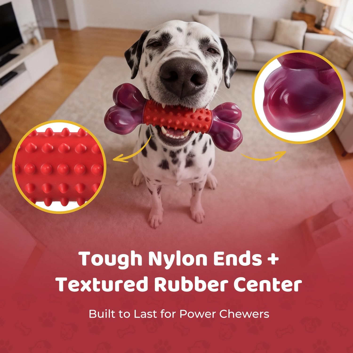 Thumbnail 1 de ChienBox Indestructible Dog Chew Toy for Aggressive Chewers