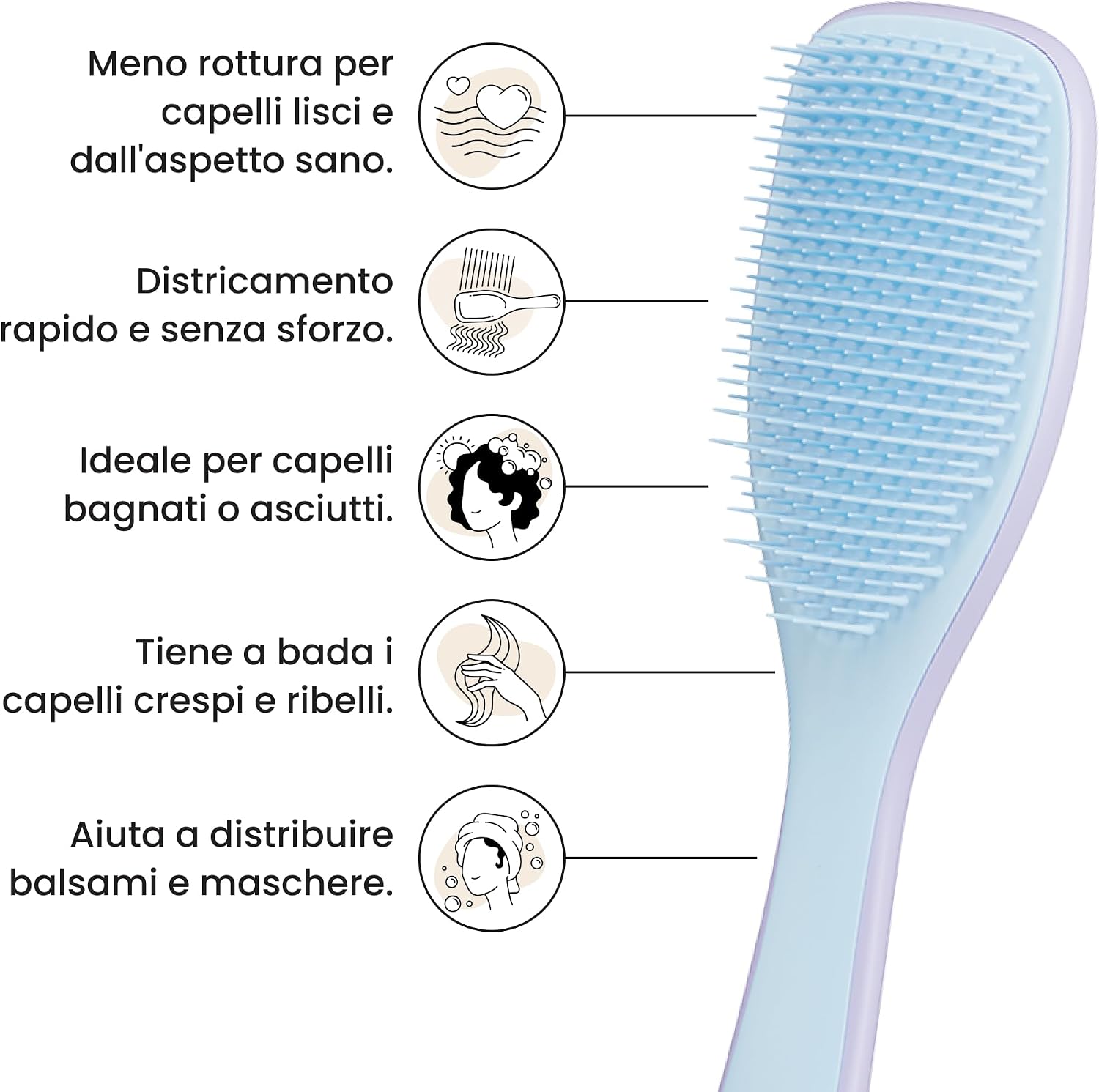 Detalle 2 de Tangle Teezer Ultimate Detangler spazzola 325 setole