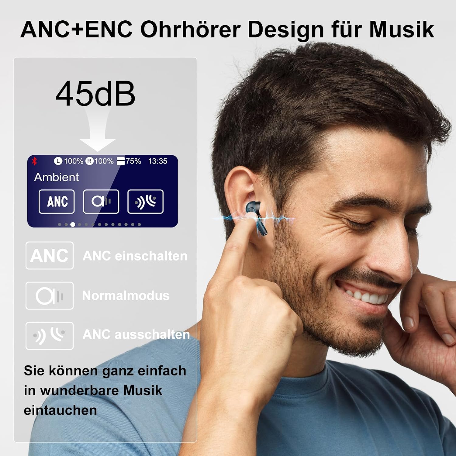 Detalle 2 de Bluetooth Kopfhörer Touchscreen 13