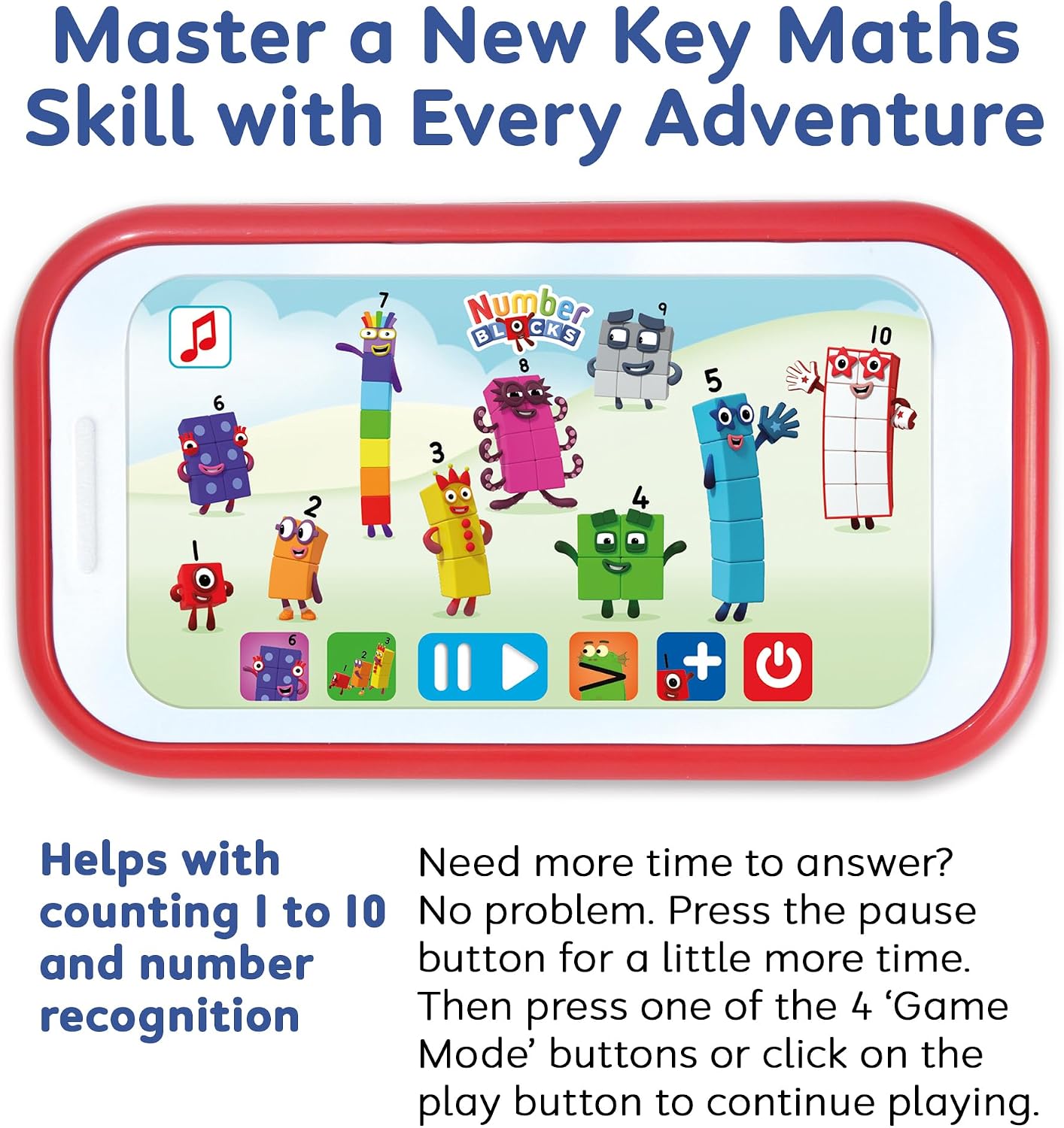 Detalle 1 de Numberblocks Mini Tablet Toy Learn Maths 3+