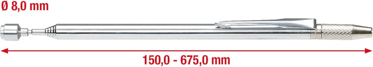 Thumbnail 1 de KS Tools 550.1001 Aimant magnétique télescopique, 650 mm, capacité 0,5 kg