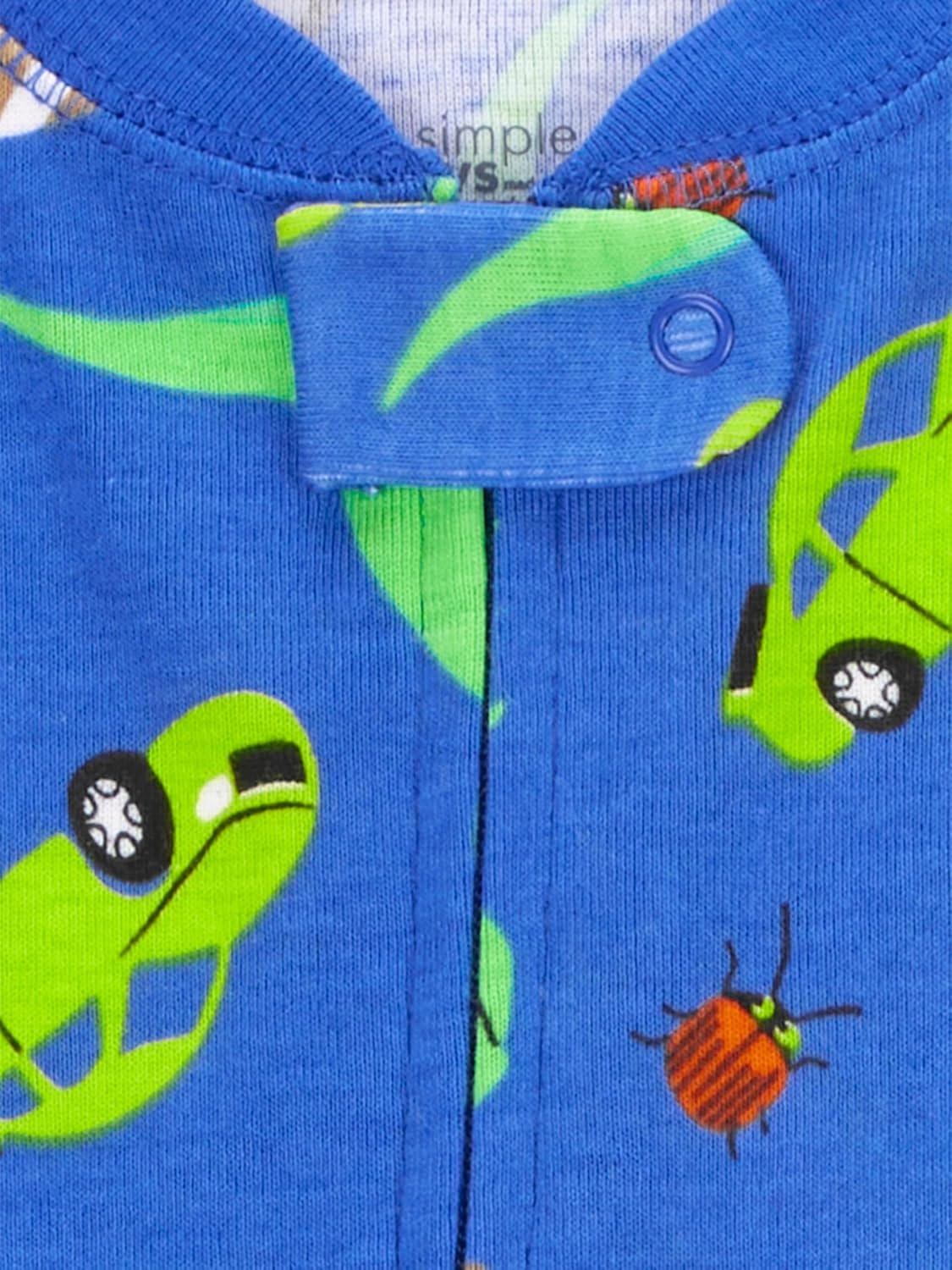 Thumbnail 2 de Simple Joys by Carter's Baby-Boys 3-Pack Snug Fit Footless Cotton Pajamas