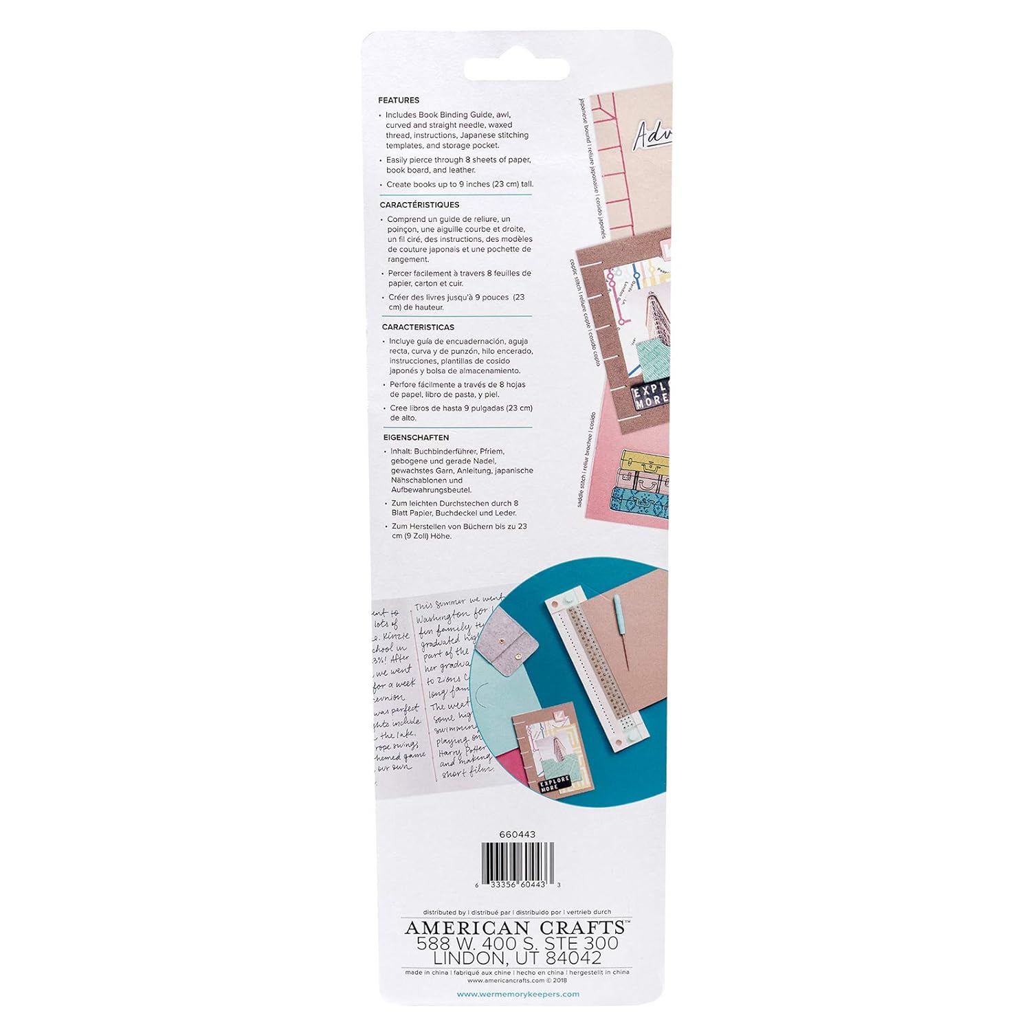Thumbnail 2 de AMERICAN CRAFTS Binding Guide, Papel Multicolor para Manualidades ✂️