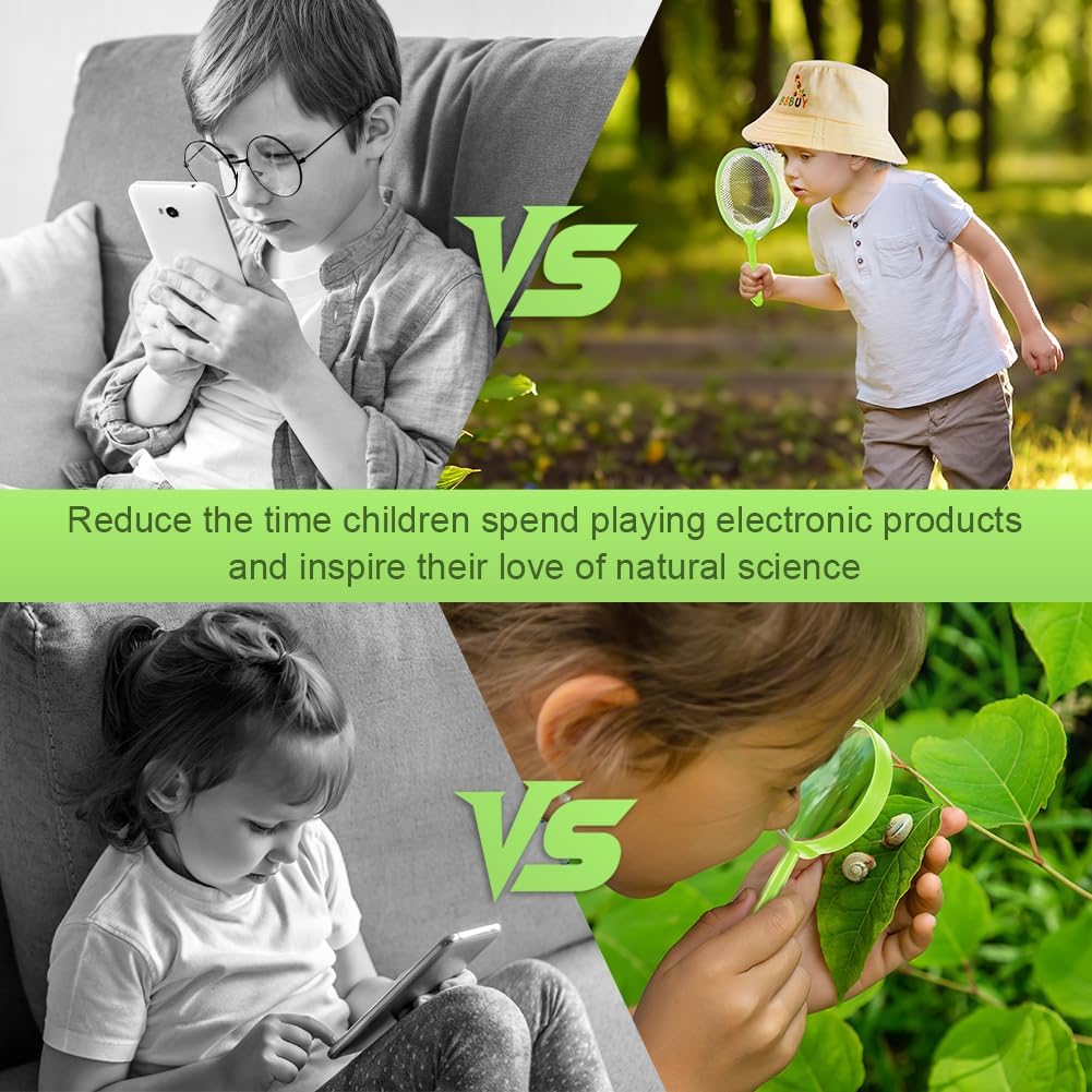 Thumbnail 3 de BSBUY Kids Explorer Kit Outdoor Adventure Set (4-piece dress-up with magnifying glass & insect net)