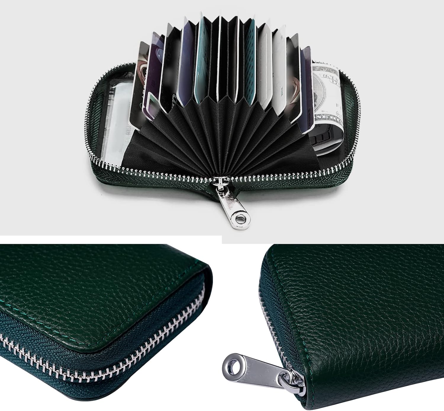 Thumbnail 5 de Meowoo Credit Card Holder RFID Blocking Wallet