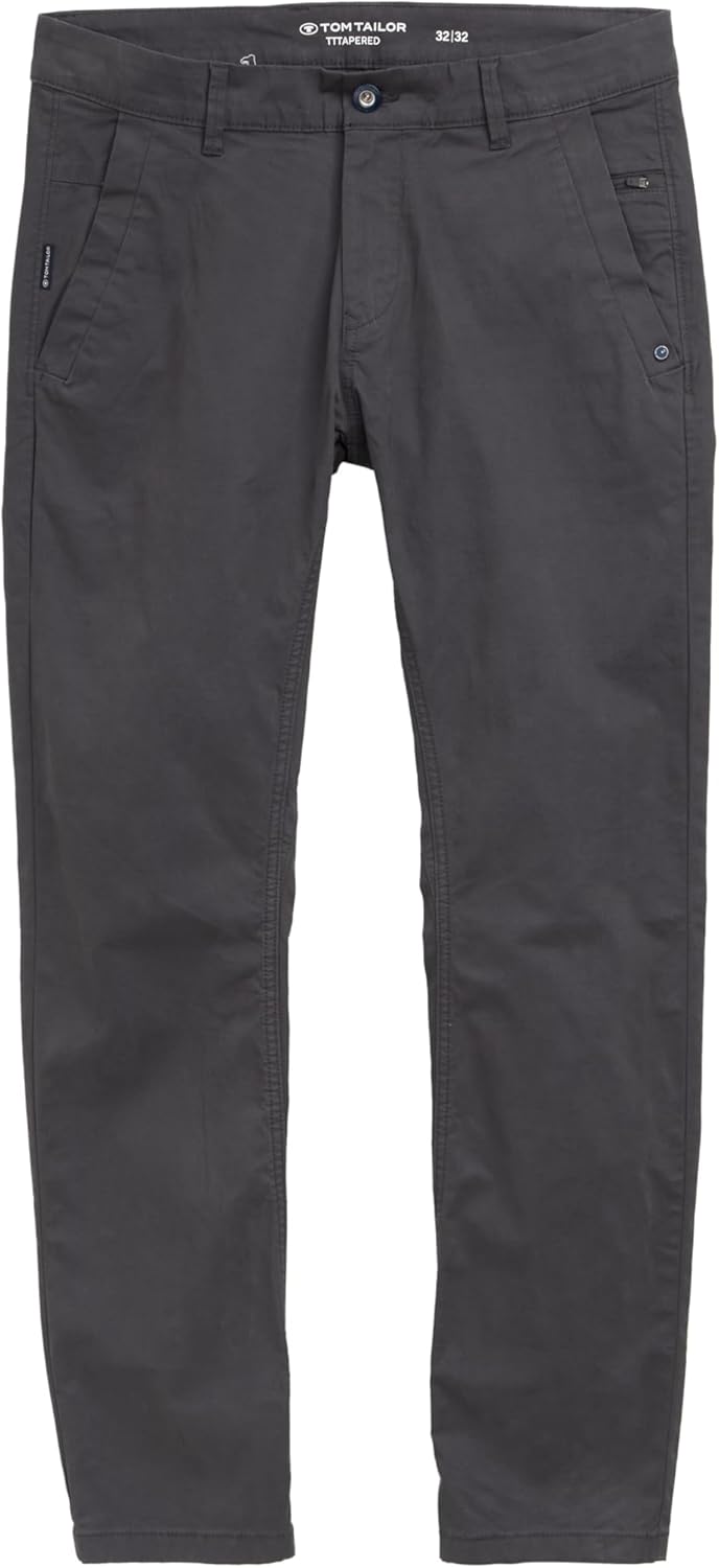 Thumbnail 3 de Tom Tailor Herren Tapered Chino Hose mit Stretch und seitlichen Eingriffstaschen