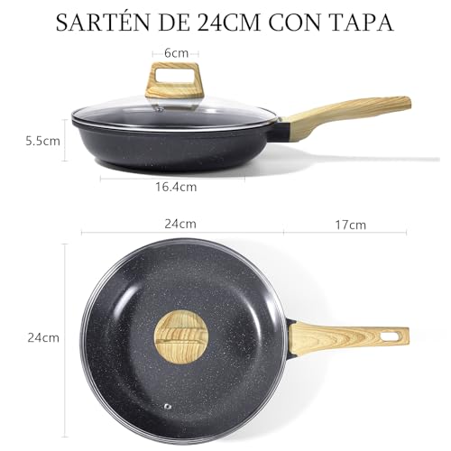 Detalle 2 de GiPP Poêle antiadhésive céramique 24 cm