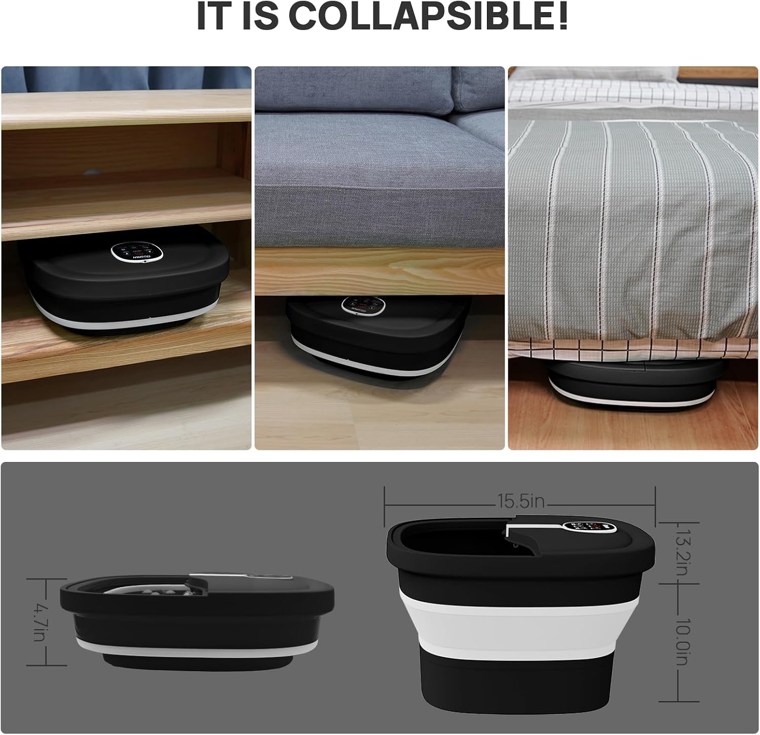 Detalle 2 de Collapsible Foot Spa with 24 Massage Balls