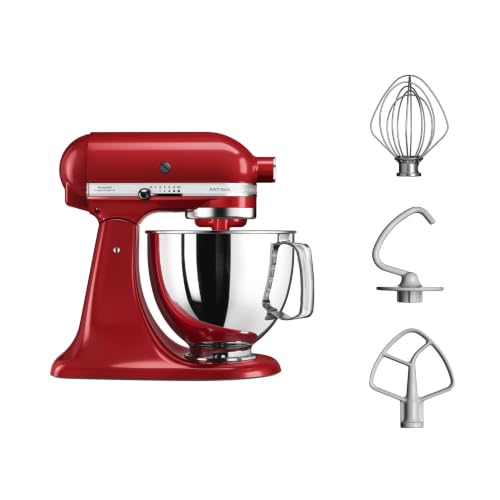 Thumbnail 6 de KitchenAid 4.8 Litre Artisan Stand Mixer – Empire Red (5KSM125)