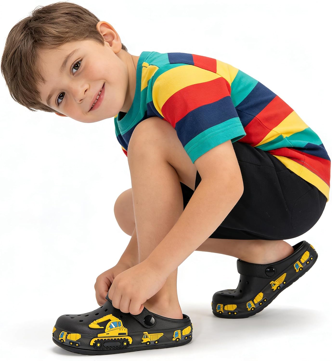 Thumbnail 5 de GULAKY Kinder Clogs mit LED-Streifen – Hausschuhe, Gartenschuhe & Latschen für Jungen und Mädchen